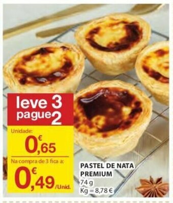 E.Leclerc Pastel de Nata Premium 74g promoção