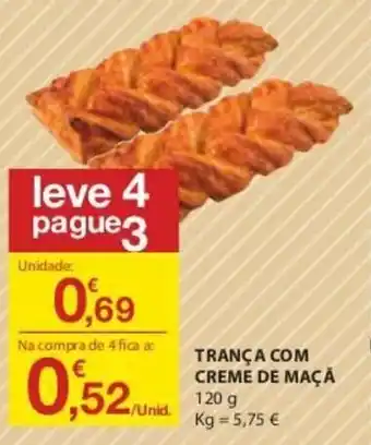 E.Leclerc Trança a Com Creme de Maçã 120g promoção