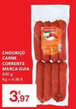 Chouriço Carne Corrente Marca Guia 800g