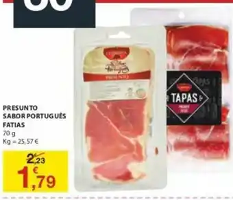 E.Leclerc Presunto Sabor Português Fatias 70g promoção