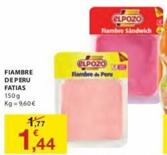 Fiambre de Peru Fatias 150g