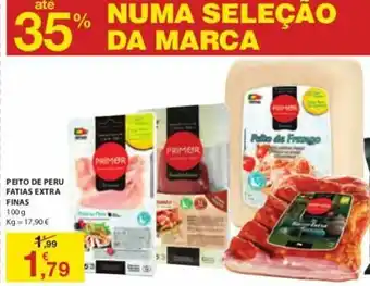 Peito de Peru Fatias Extra Finas 100g