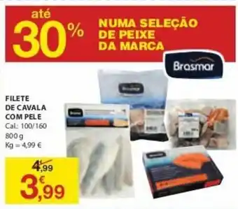 E.Leclerc Filete de Cavala com Pele 800g promoção