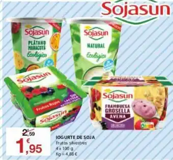 E.Leclerc Iogurte De Soja 4x100g promoção