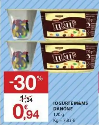 Iogurte M&Ms Danone 120g