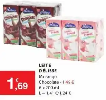 E.Leclerc Leite Délisse 6x200ml promoção