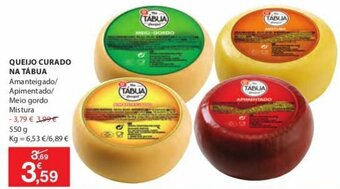 E.Leclerc Queijo Curado Na Tábua 550g promoção