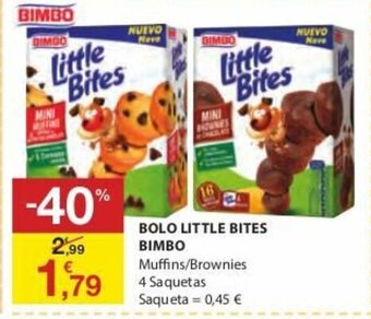 Bolo Little Bites Bimbo