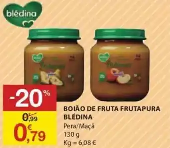 E.Leclerc Boião de Fruta Frutapura Blédina 130g promoção