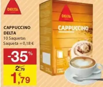 E.Leclerc Cappuccino Delta 10 Saquetas promoção