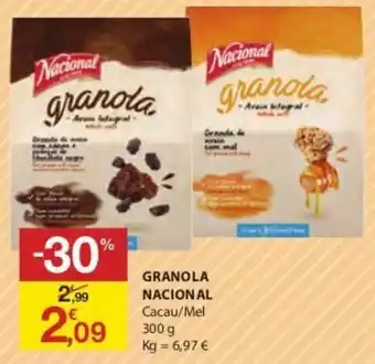 E.Leclerc Granola Nacional 300g promoção