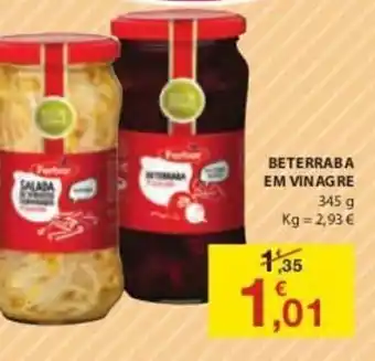 E.Leclerc Beterraba em Vinagre 345g promoção
