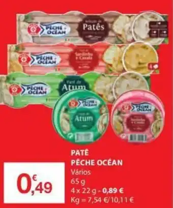 E.Leclerc Paté Pêche Océan 65g promoção