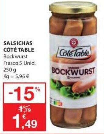 Salsichas Côté Table 250g
