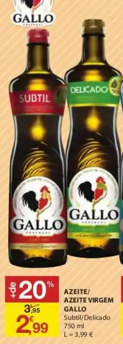 E.Leclerc Azeite/Azeite Virgem Gallo 750ml promoção