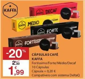 E.Leclerc Cápsulas Café Kaffa 10 Cápsulas promoção