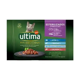 Pingo Doce Ração húmida para gato esterilizado sabor seleção de peixes ultima promoção