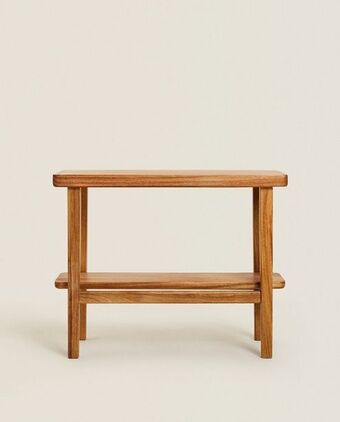 ZARA HOME Banco madeira de acácia promoção