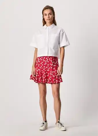 Mini saia estampado flores katherine