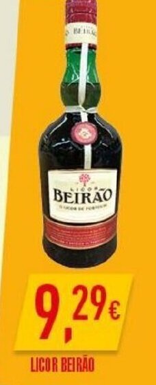 Miranda Supermercados Licor Beirao promoção