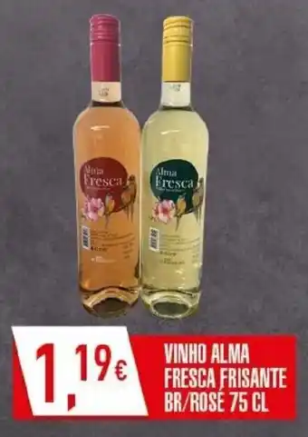 Vinho Alma Fresca Frisante br/Rose 75cl