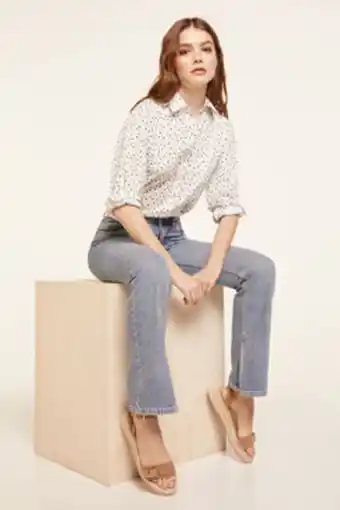 Springfield Blusa oversized estampada promoção