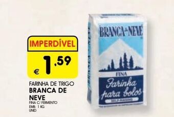 Farinha de trigo branca de neve