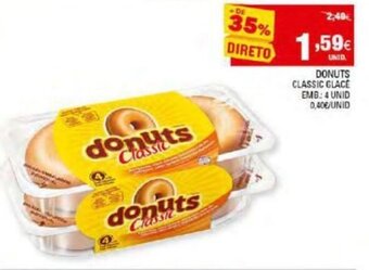 Continente Donuts Classic Glacé 4 Unid promoção