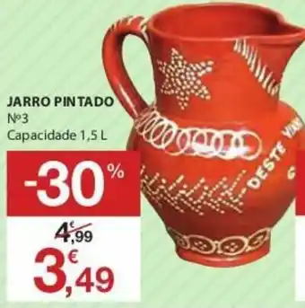 Jarro Pintado N°3  Capacidade 1,5L
