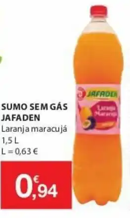 E.Leclerc Sumo sem Gás Jafaden 1,5L promoção