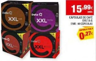 Continente Càpsulas de Café Delta Q 60 Càpsulas promoção
