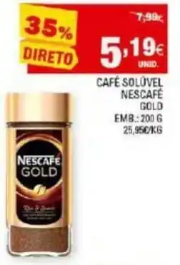 Continente Café Solúvel Nescafé Gold 200g promoção