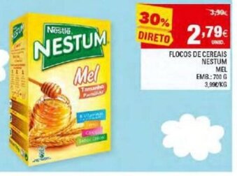 Continente Flocos de Cereais Nestum Mel 700g promoção