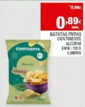 Continente Batatas Fritas Continente Alecrim 150g promoção