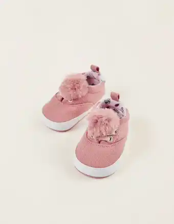 Zippy Sapatilhas com pompom para recém-nascida, rosa promoção