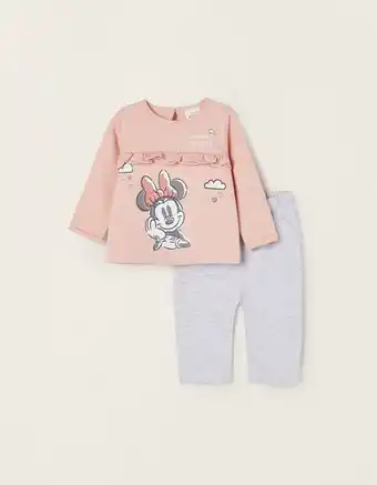 Zippy Conjunto de 2 peças em algodão para recém-nascida 'sweet minnie', rosa/cinza promoção