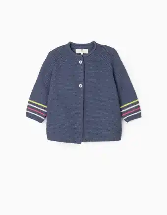 Zippy Casaco de malha para bebé menina, azul promoção