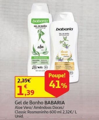 Gel banho babaria