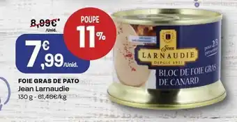 Intermarché Foie gras promoção