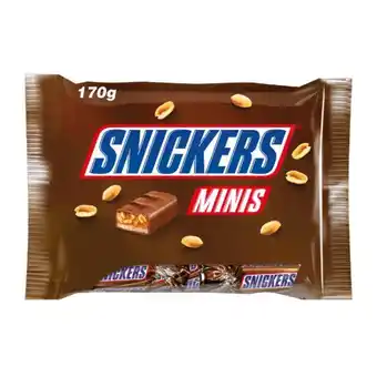 ALDI Snickers mini snack de chocolate promoção