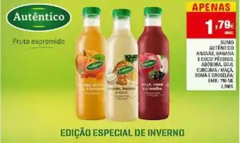 Continente Sumo Autentico 750ml promoção
