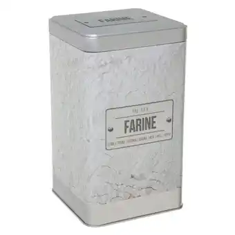 Hôma Lata em metal para farinha promoção
