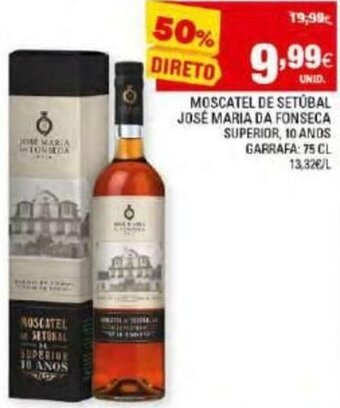 Continente Moscatel de Setúbal José Maria da Fonseca 75cl promoção