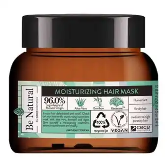 Máscara hidratante para cabelo seco