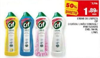 Continente Creme de Limpeza Cif 700ml promoção