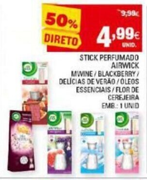 Continente Stick Perfumado Airwick 1 Unid promoção