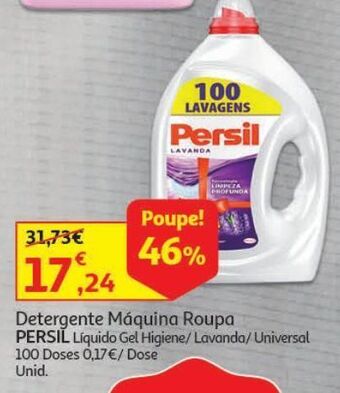 Auchan Det. roupa máq. liquído persil promoção