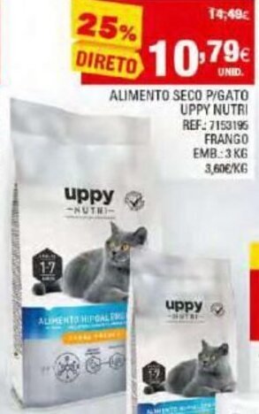 Continente Alimento Seco P/Gato Uppy Nutri 3kg promoção