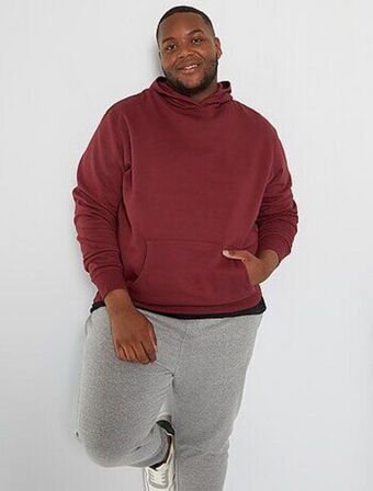 Kiabi Sweatshirt com capuz em moletão promoção