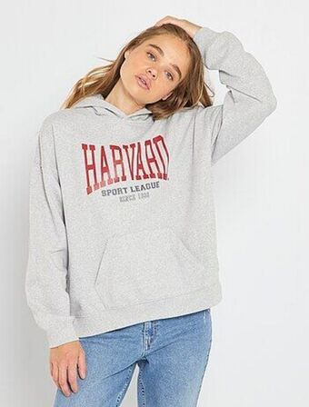 Kiabi Sweatshirt com capuz 'harvard university' promoção